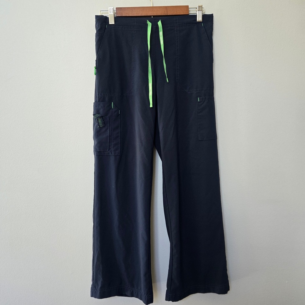 Carhartt Women Navy Blue Cargo Scrub Pants Petite S C52110
